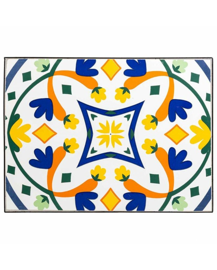 Supporto per Vaso Alexandra House Living Nero Ferro Piastrella 37 x 51 x 50 cm 2 Pezzi