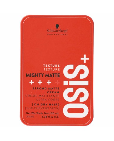 Crema Fissante Ultraforte Schwarzkopf Osis+ Texture Mighty Matte 100 ml Crema Fissante Ultraforte Schwarzkopf Osis+ Texture Mighty Matte 100 ml