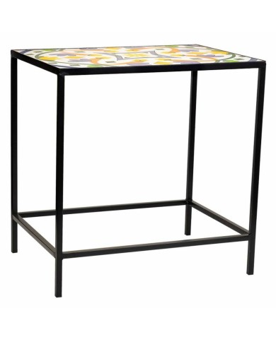 Supporto per Vaso Alexandra House Living Nero Ferro Piastrella 37 x 51 x 50 cm 2 Pezzi Supporto per Vaso Alexandra House Living Nero Ferro Piastrella 37 x 51 x 50 cm 2 Pezzi