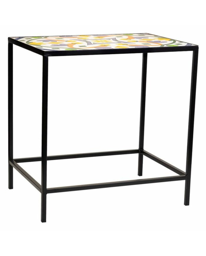 Supporto per Vaso Alexandra House Living Nero Ferro Piastrella 37 x 51 x 50 cm 2 Pezzi