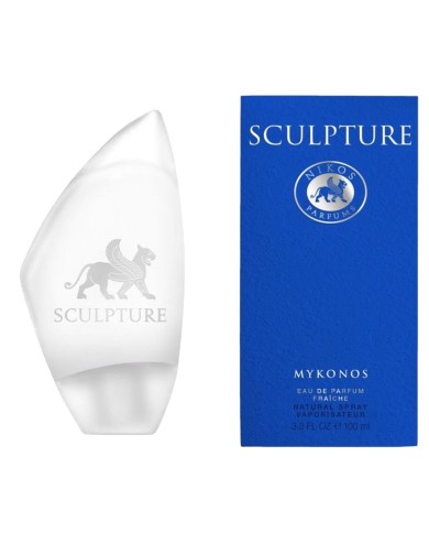 Profumo Unisex Nikos Sculpture Mykonos Eau de Parfum Fraiche EDP 100 ml