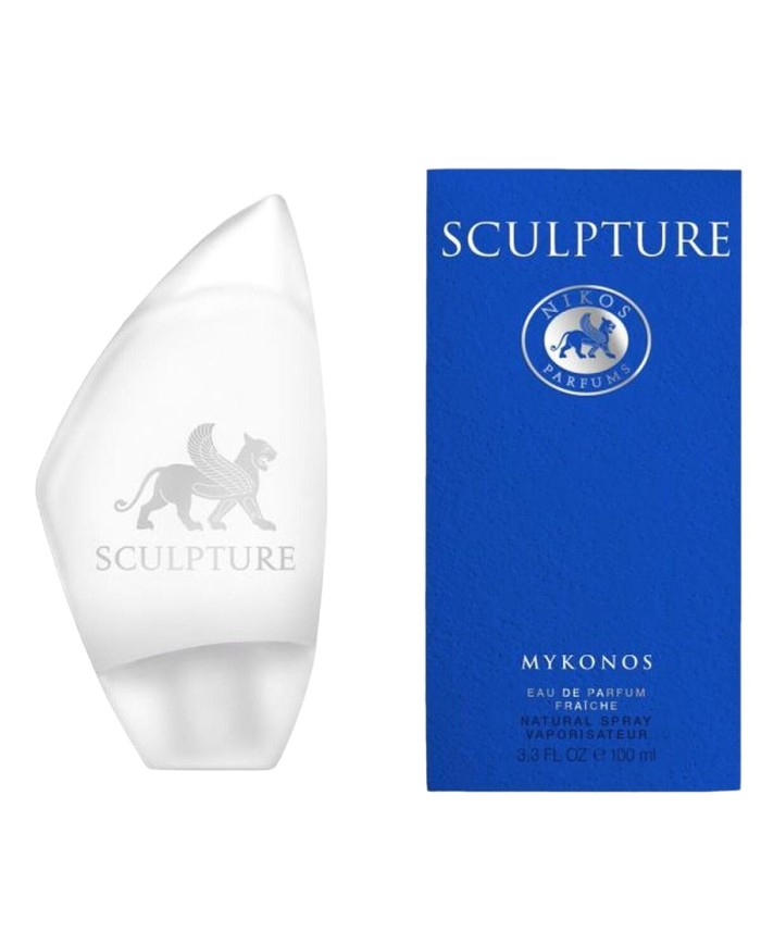 Profumo Unisex Nikos Sculpture Mykonos Eau de Parfum Fraiche EDP 100 ml