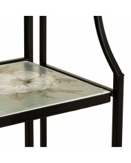 Scaffale Alexandra House Living Nero Ferro Forjare Piastrella 27 x 133 x 57 cm
