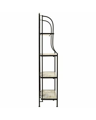 Scaffale Alexandra House Living Nero Ferro Forjare Piastrella 27 x 133 x 57 cm Scaffale Alexandra House Living Nero Ferro Forjare Piastrella 27 x 133 x 57 cm