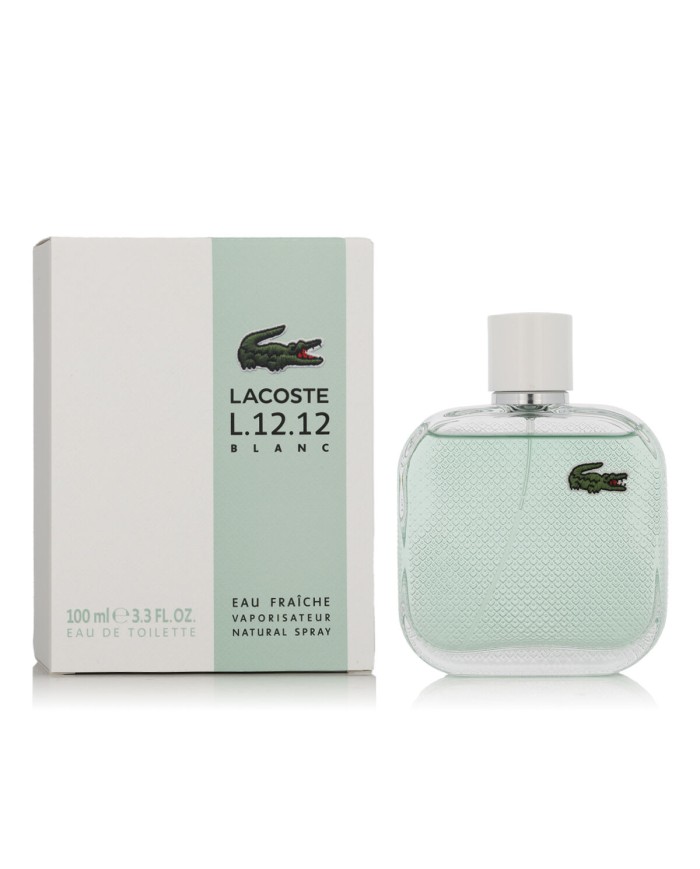 Profumo Uomo Lacoste L.12.12 Blanc Eau Fraîche EDT 100 ml Profumo Uomo Lacoste L.12.12 Blanc Eau Fraîche EDT 100 ml