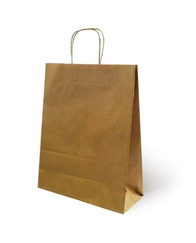 Busta di Carta Fama Marrone Con manici 125 g/m² 26 x 10 x 35 cm (25 Unità) Busta di Carta Fama Marrone Con manici 125 g/m² 26 x 10 x 35 cm (25 Unità)