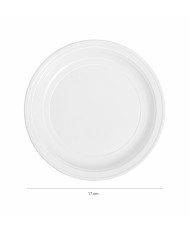 Set di piatti riutilizzabili Maxi Products Bianco Plastica 100 Pezzi Set di piatti riutilizzabili Maxi Products Bianco Plastica 100 Pezzi
