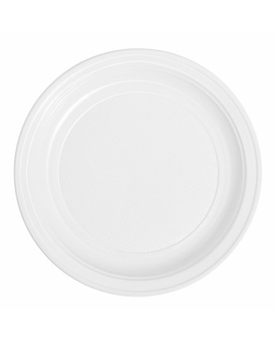 Set di piatti riutilizzabili Maxi Products Bianco Plastica 100 Pezzi