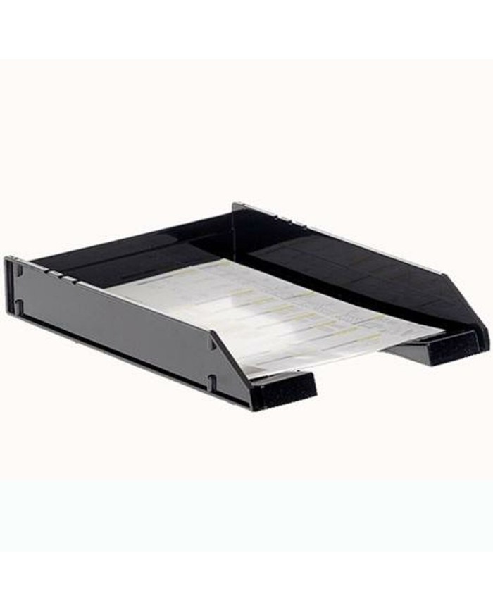 Cassetto di archiviazione Archivo 2000 Nero Din A4 polistirene 34 x 26 x 6 cm Cassetto di archiviazione Archivo 2000 Nero Din A4 polistirene 34 x 26 x 6 cm