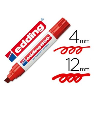 Marcatore permanente Edding Rosso Marcatore permanente Edding Rosso