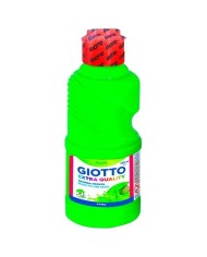Pittura a tempera Giotto Fluo Verde 250 ml (8 Unità)
