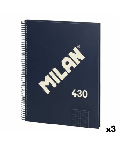 Agenda Milan 430 Azzurro A4 80 Pagine (3 Unità) Agenda Milan 430 Azzurro A4 80 Pagine (3 Unità)