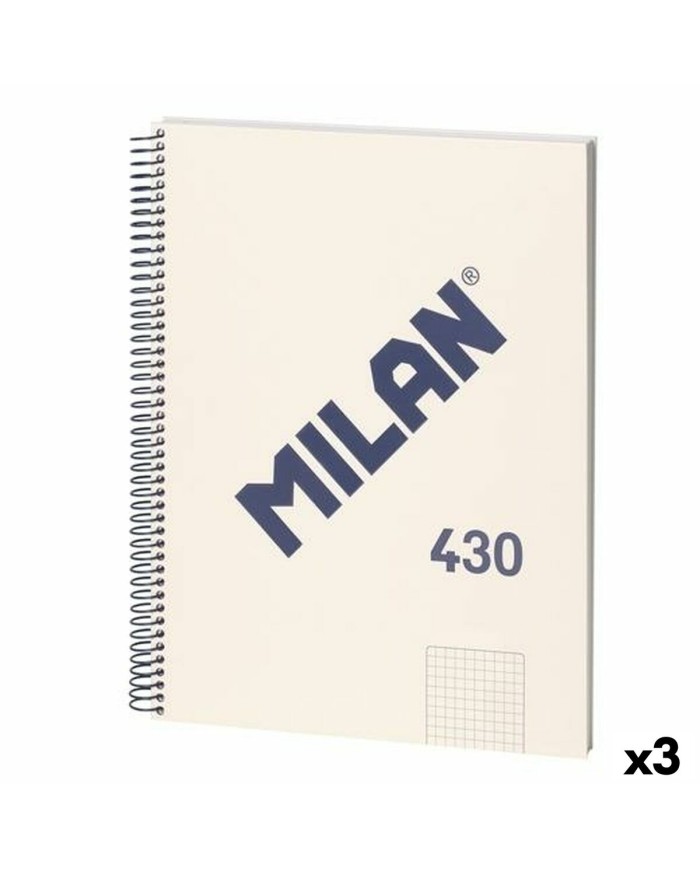 Agenda Milan 430 Beige A4 80 Pagine (3 Unità)