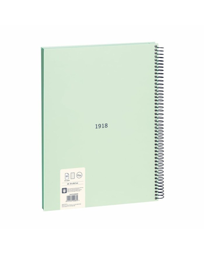 Agenda Milan 430 Verde A4 80 Pagine (3 Unità)