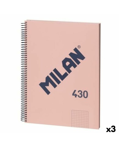 Agenda Milan 430 Rosa A4 80 Pagine (3 Unità) Agenda Milan 430 Rosa A4 80 Pagine (3 Unità)
