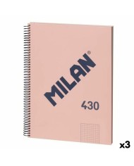 Agenda Milan 430 Rosa A4 80 Pagine (3 Unità)