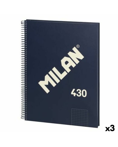 Agenda Milan 430 Azzurro A4 80 Pagine (3 Unità) Agenda Milan 430 Azzurro A4 80 Pagine (3 Unità)