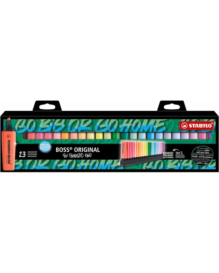 Set di Evidenziatori Stabilo Boss Snooze Multicolore (5 Unità)