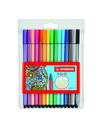 Set di Pennarelli Stabilo Pen 68 Multicolore (10 Unità) Set di Pennarelli Stabilo Pen 68 Multicolore (10 Unità)
