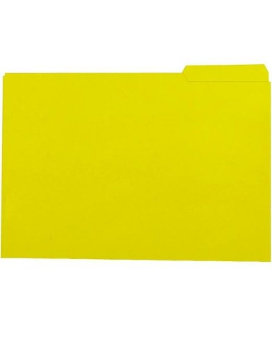 Set di sottocartelle Elba Giallo A4 50 Pezzi (3 Unità)
