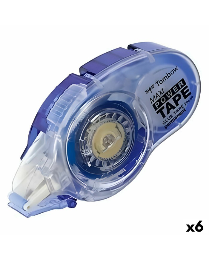 Nastro Adesivo Tombow Maxi Power Trasparente Polietilene 8,4 mm 16 m (6 Unità) Nastro Adesivo Tombow Maxi Power Trasparente Polietilene 8,4 mm 16 m (6 Unità)
