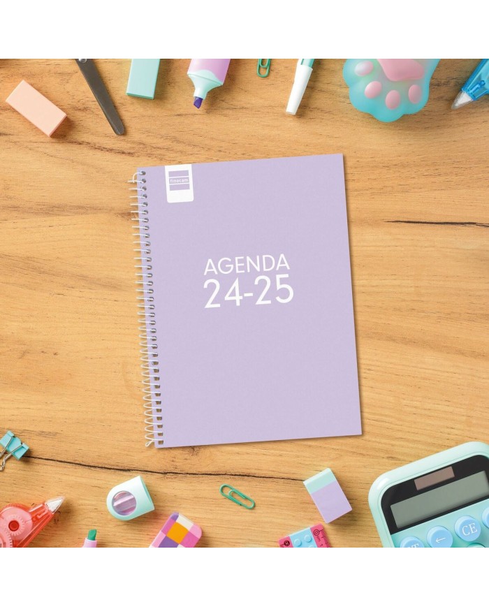 Agenda Finocam COOL Lilla 1/8 12 x 16,4 cm 2024-2025 Agenda Finocam COOL Lilla 1/8 12 x 16,4 cm 2024-2025