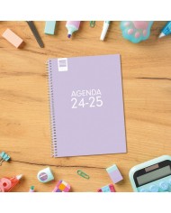Agenda Finocam COOL Lilla 1/8 12 x 16,4 cm 2024-2025 Agenda Finocam COOL Lilla 1/8 12 x 16,4 cm 2024-2025