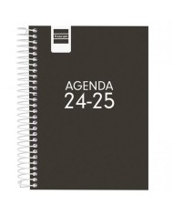 Agenda Finocam COOL Nero Quarto 15,5 x 21,2 cm 2024-2025 Agenda Finocam COOL Nero Quarto 15,5 x 21,2 cm 2024-2025