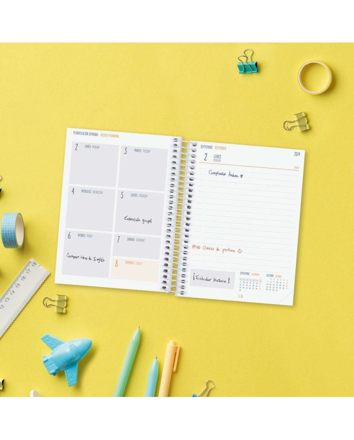 Agenda Finocam COOL Nero 1/8 12 x 16,4 cm 2024-2025 Agenda Finocam COOL Nero 1/8 12 x 16,4 cm 2024-2025