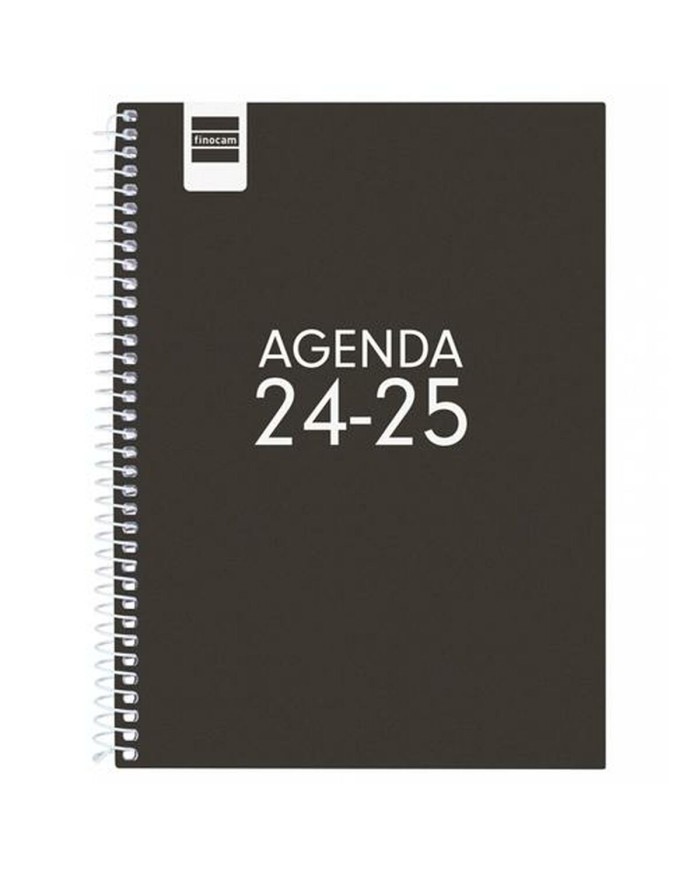 Agenda Finocam COOL Nero Quarto 15,5 x 21,2 cm 2024-2025 Agenda Finocam COOL Nero Quarto 15,5 x 21,2 cm 2024-2025