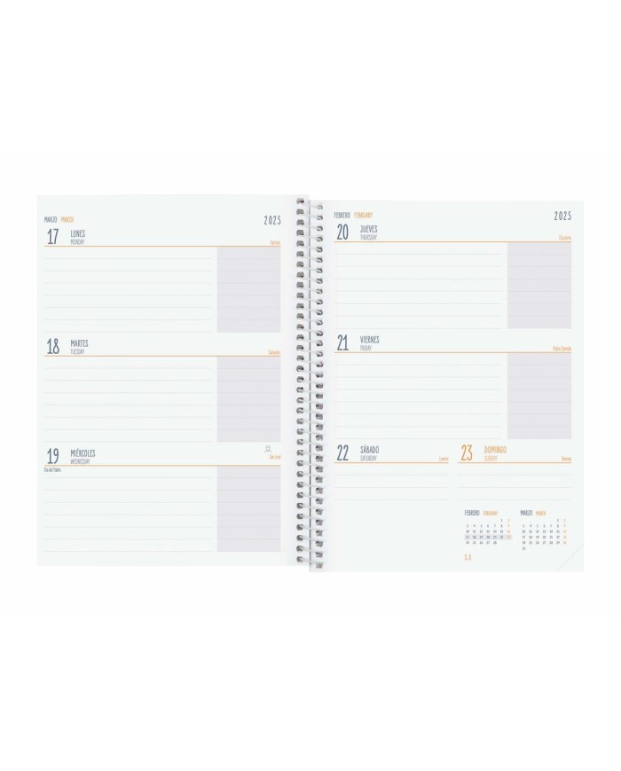 Agenda Finocam COOL Nero Quarto 15,5 x 21,2 cm 2024-2025 Agenda Finocam COOL Nero Quarto 15,5 x 21,2 cm 2024-2025