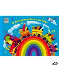 Cartoncini SELVI Multicolore 24 x 32 cm (20 Unità)