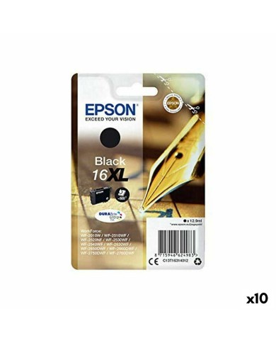 Cartuccia ad Inchiostro Originale Epson Nº16XL Nero (10 Unità)
