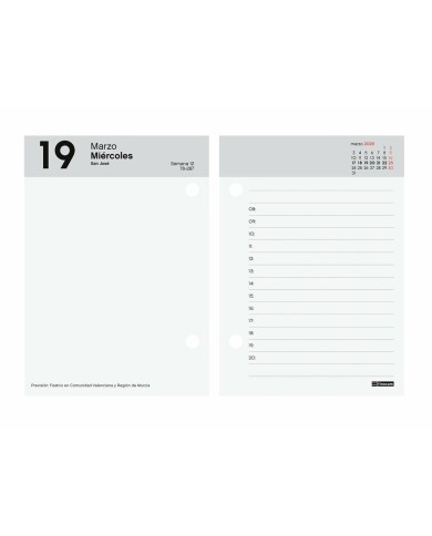 Calendario da Tavolo Finocam 8,5 x 12 cm 2025 Calendario da Tavolo Finocam 8,5 x 12 cm 2025