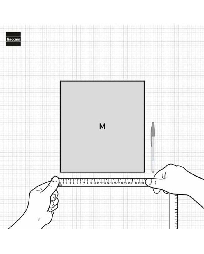 Calendario da parete Finocam Carta 2025 26,5 x 24,5 cm Calendario da parete Finocam Carta 2025 26,5 x 24,5 cm