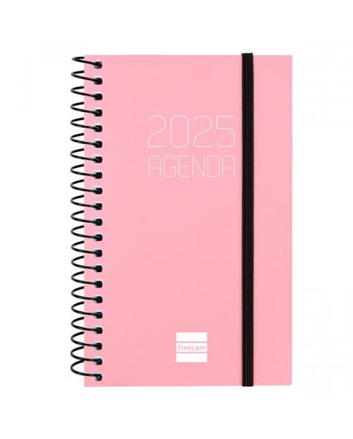 Agenda Finocam OPAQUE Rosa Mini 7,9 x 12,7 cm 2025 Agenda Finocam OPAQUE Rosa Mini 7,9 x 12,7 cm 2025