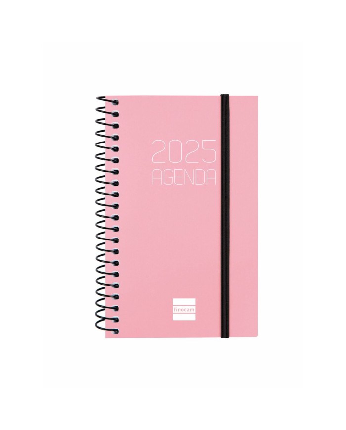 Agenda Finocam OPAQUE Rosa Mini 7,9 x 12,7 cm 2025 Agenda Finocam OPAQUE Rosa Mini 7,9 x 12,7 cm 2025