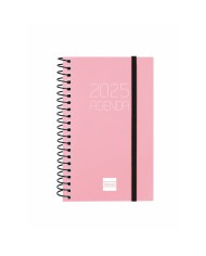Agenda Finocam OPAQUE Rosa Mini 7,9 x 12,7 cm 2025 Agenda Finocam OPAQUE Rosa Mini 7,9 x 12,7 cm 2025