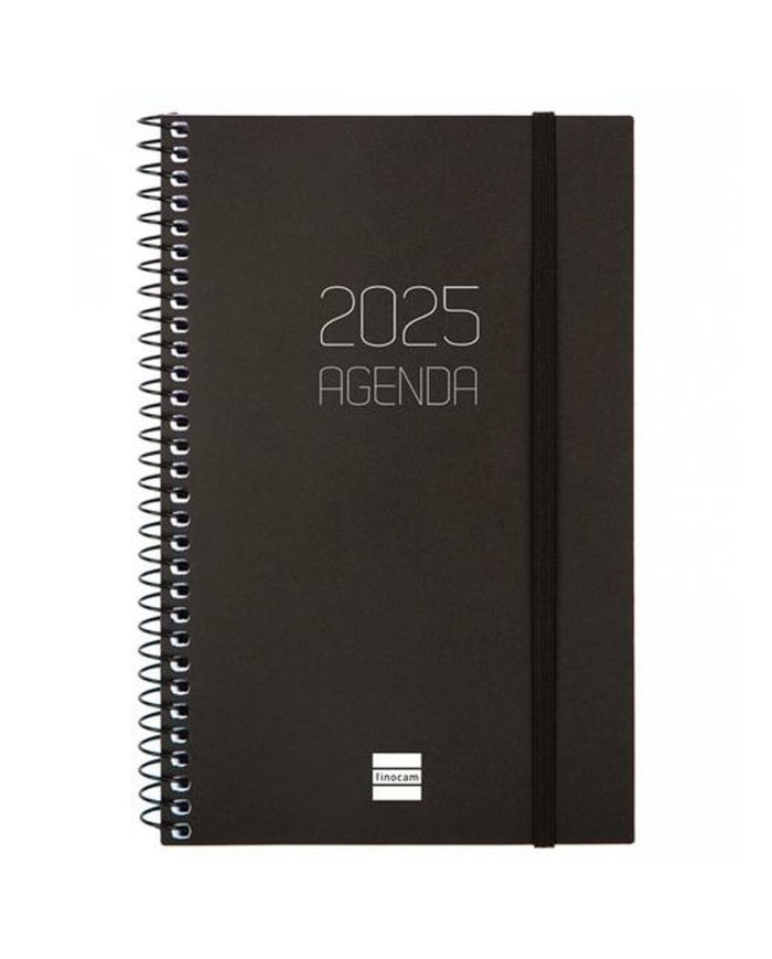 Agenda Finocam OPAQUE Nero 11,7 x 18,1 cm 2025 Agenda Finocam OPAQUE Nero 11,7 x 18,1 cm 2025