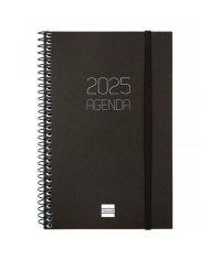 Agenda Finocam YEAR Nero A5 15,5 x 21,2 cm 2025