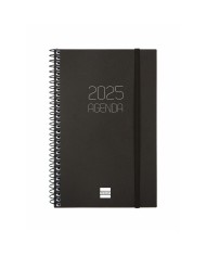Agenda Finocam OPAQUE Nero 11,7 x 18,1 cm 2025 Agenda Finocam OPAQUE Nero 11,7 x 18,1 cm 2025