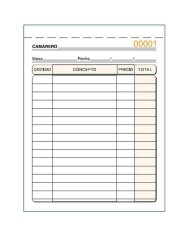 Libro delle Fatture 10,5 x 15 cm (10 Unità)