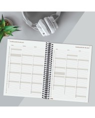 Agenda Finocam YEAR Nero A5 15,5 x 21,2 cm 2025