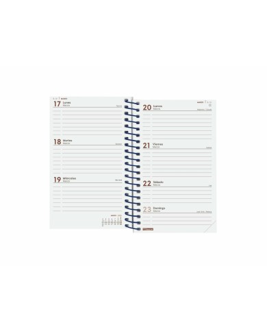 Agenda Finocam YEAR Azzurro Mini 7,9 x 12,7 cm 2025