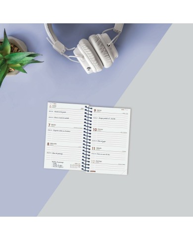 Agenda Finocam YEAR Azzurro Mini 7,9 x 12,7 cm 2025