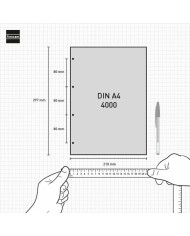 Ricarica dell'Agenda Finocam R4099 4000 A4 2025 21 x 29,7 cm Ricarica dell'Agenda Finocam R4099 4000 A4 2025 21 x 29,7 cm