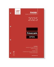 Ricarica dell'Agenda Finocam R4099 4000 A4 2025 21 x 29,7 cm Ricarica dell'Agenda Finocam R4099 4000 A4 2025 21 x 29,7 cm