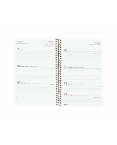 Agenda Finocam DESIGN COLLECTION 11,7 x 18,1 cm 2025 Floreale