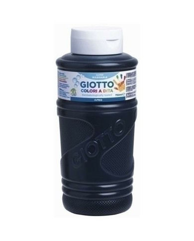 Pittura da usare con le Dita Giotto Nero 750 ml (6 Unità) Pittura da usare con le Dita Giotto Nero 750 ml (6 Unità)