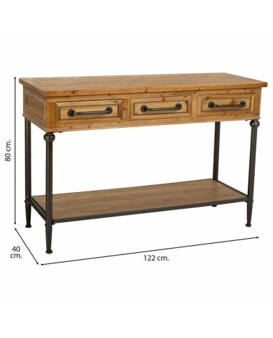 Ingresso con Cassetti Alexandra House Living Marrone 40 x 80 x 122 cm Ingresso con Cassetti Alexandra House Living Marrone 40 x 80 x 122 cm